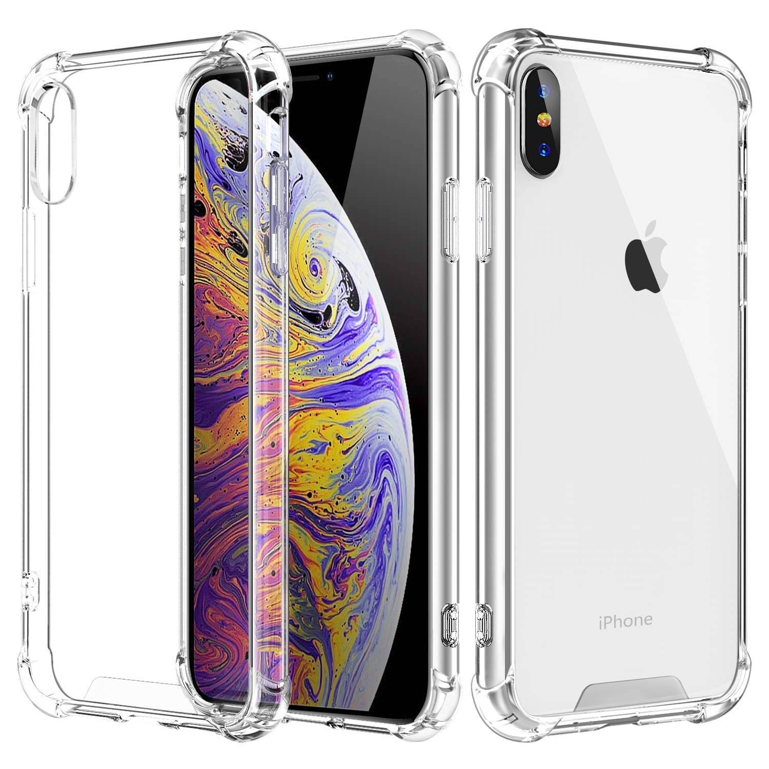 Apple iPhone XS Max Plain Cases BEING STYLISH - Transparent Apple iPhone XS Max Plain Cases BEING STYLISH - Transparent