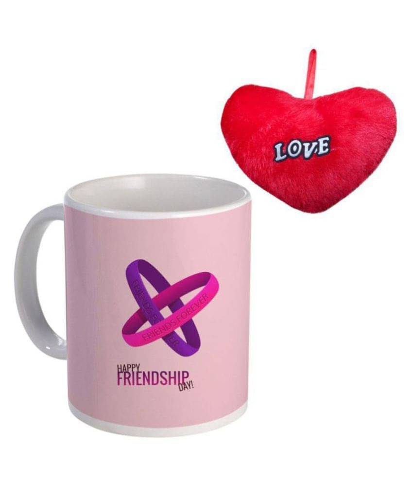 COLOR YARD happy-friendship-day with friends forever band Ceramic Coffee Mug 2 Pcs 320 mL COLOR YARD happy-friendship-day with friends forever band Ceramic Coffee Mug 2 Pcs 320 mL