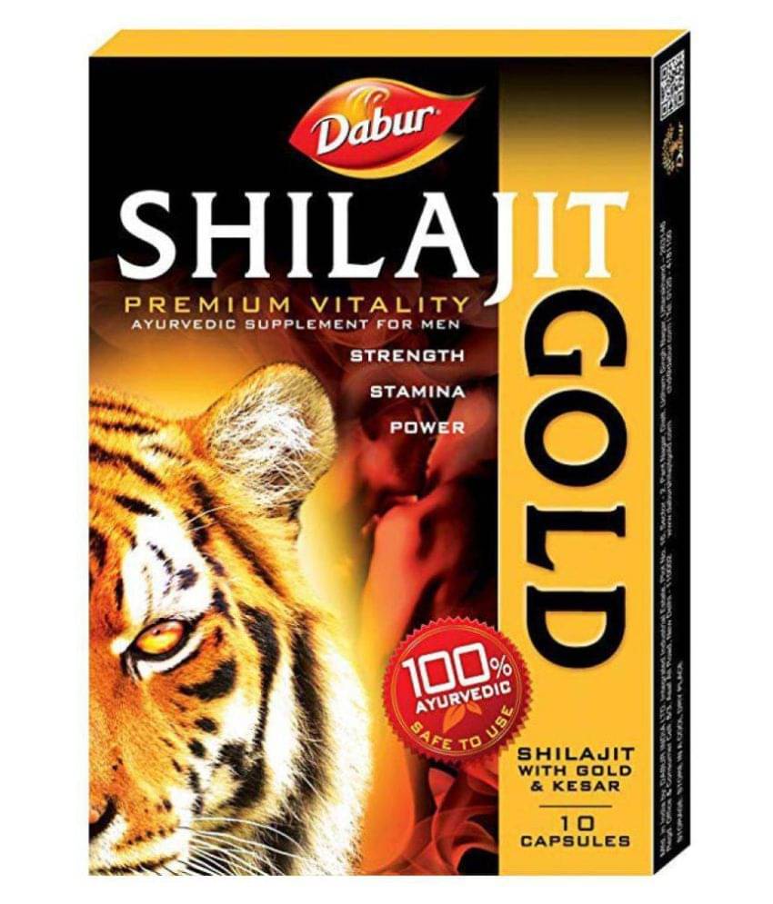 Cackle'S Dabur Shilajit Gold (10X4=40) Capsule 10 No.S Pack of 4     			Cackle'S Dabur Shilajit Gold (10X4=40) Capsule 10 No.S Pack of 4