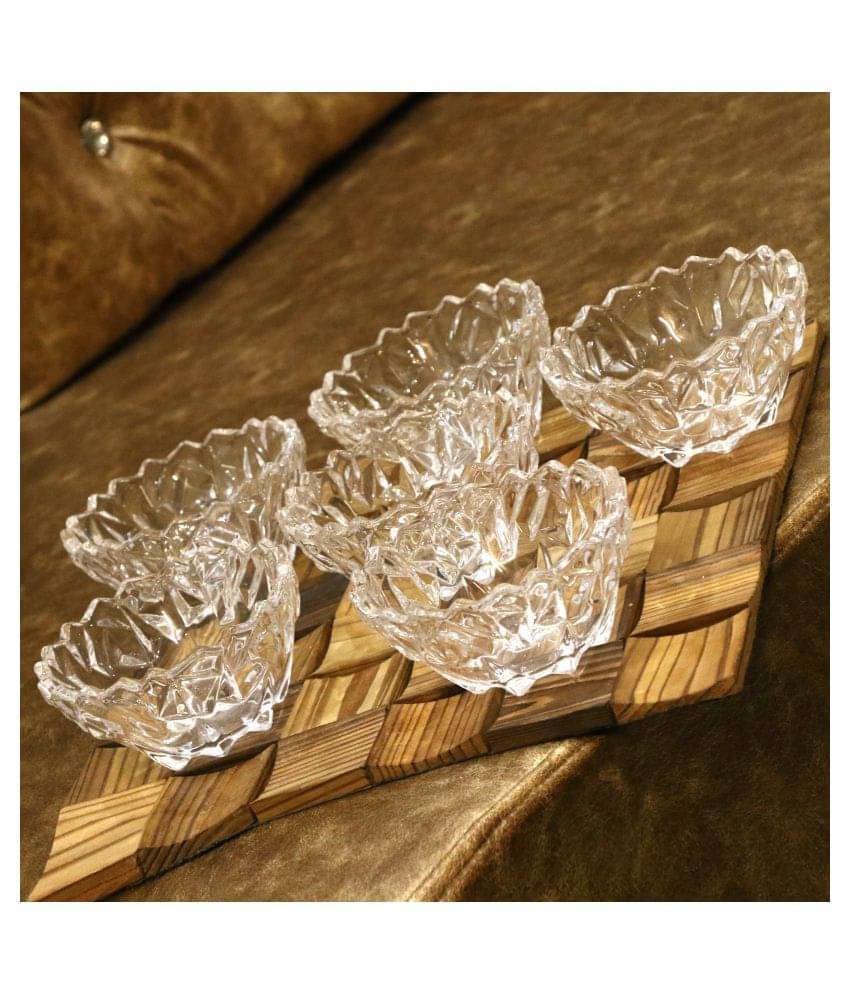     			Afast Glass Bowl Set, Transparent, Pack Of 6, 200 ml