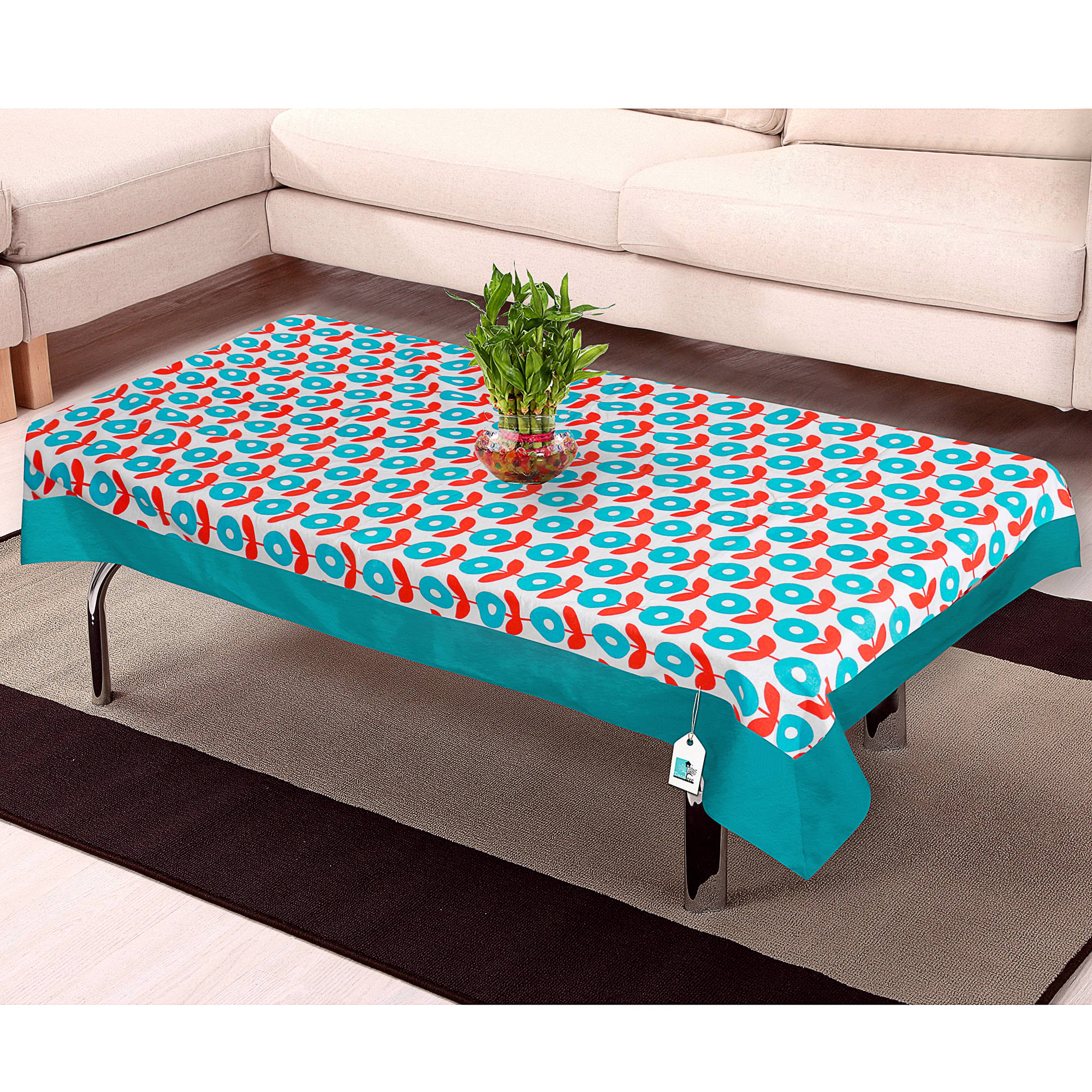     			DECOTREE Cotton Single Centre Table Cover ( 150 cm x 100 cm )