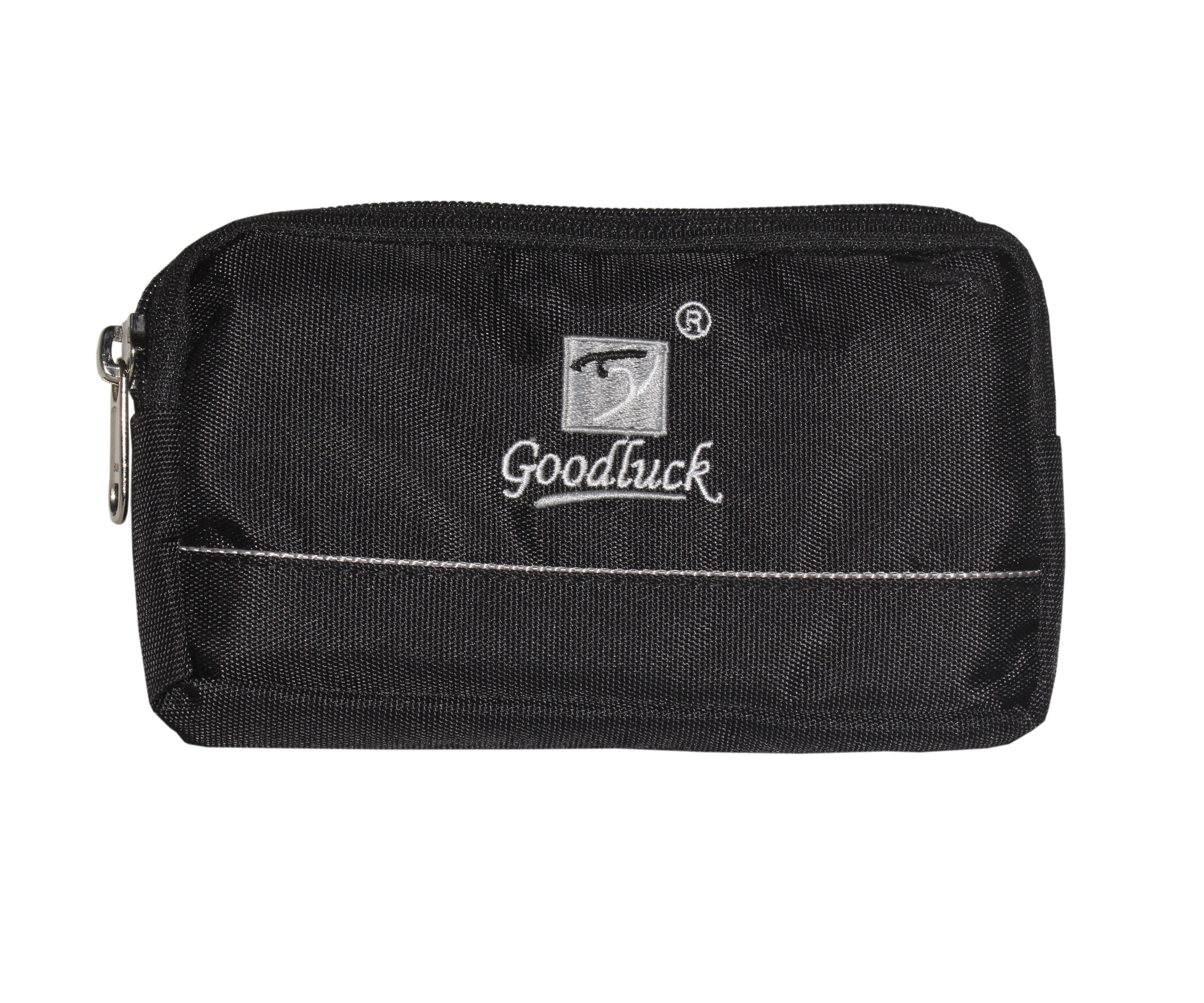 Goodluck Polyester Black Waist Pouch - Handbags | Buy online on ZillyBuy