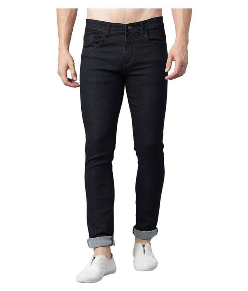     			ClubRocks Black Slim Jeans