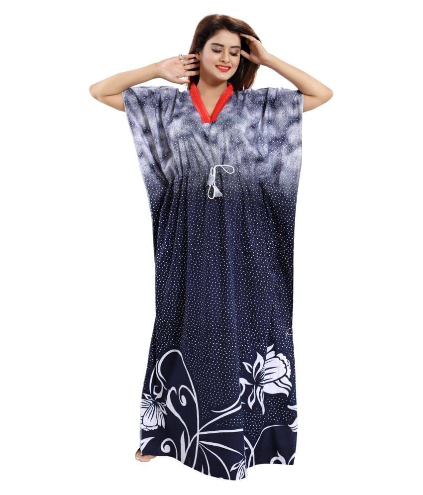Nighty king Cotton Nighty & Night Gowns - Multi Color     			Nighty king Cotton Nighty & Night Gowns - Multi Color