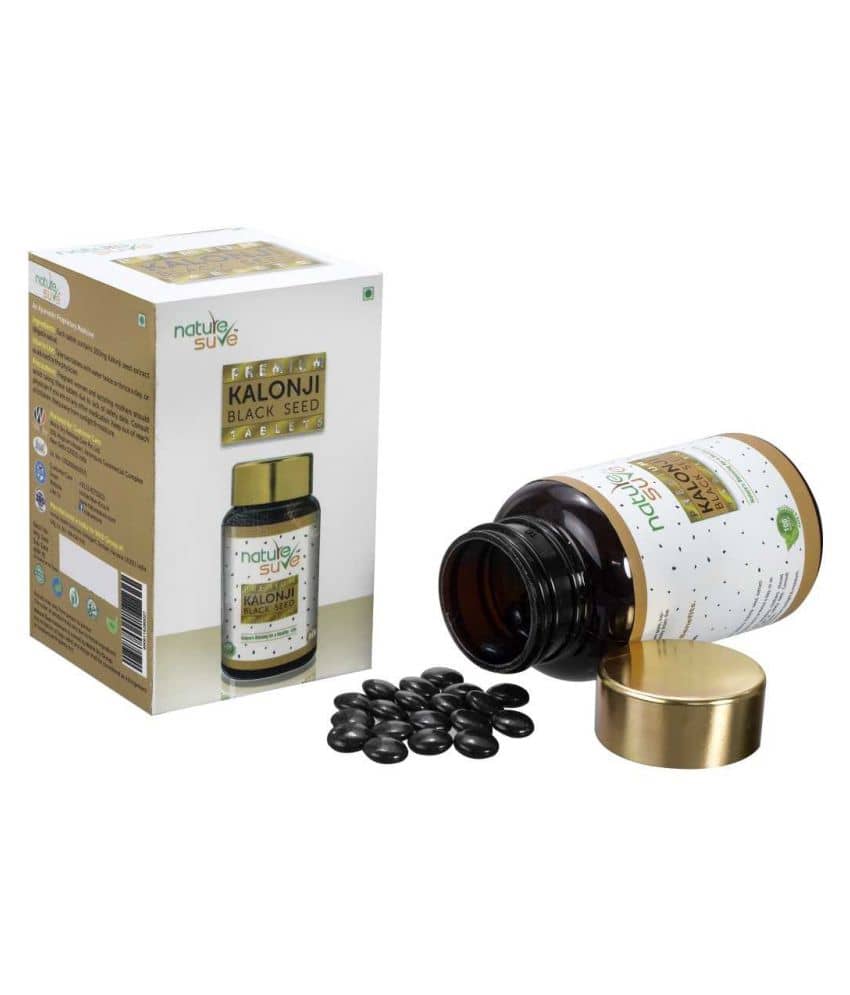 Nature Sure Kalonji (Black Seed/ Nigella) Tablet 90 No.S Pack of 1