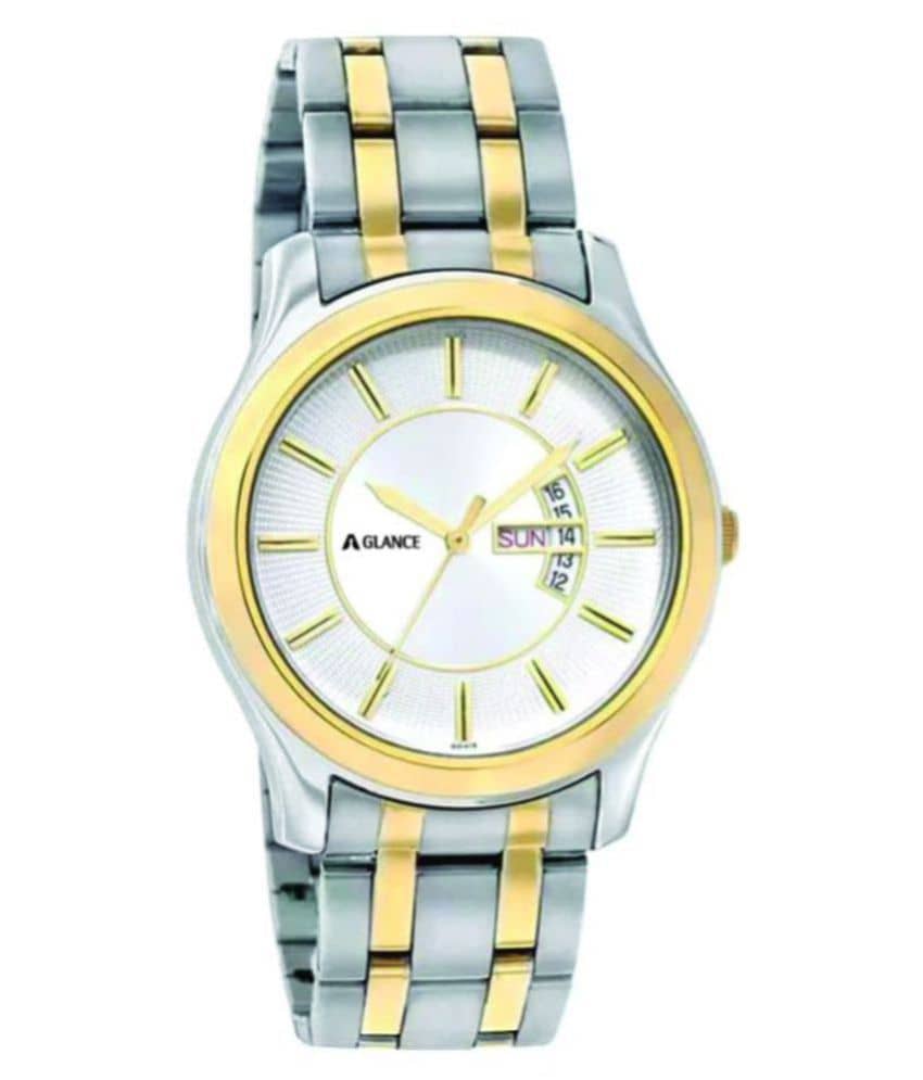 Aglance - Multicolor Metal Analog Men's Watch