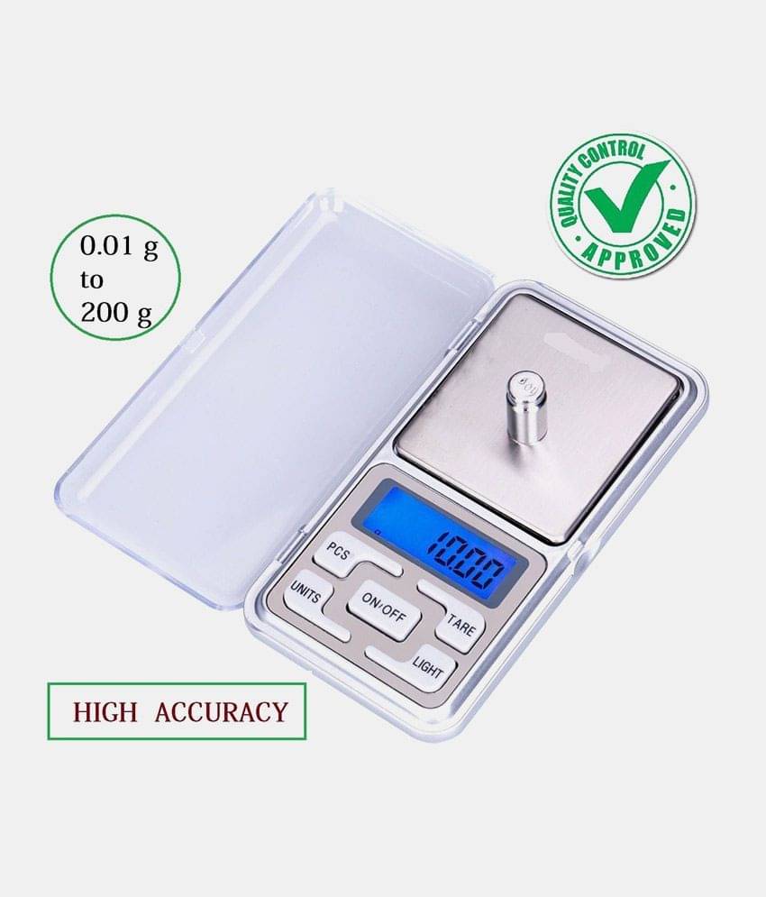 Dealcrox-Digital Display 0.1 g to 200 g Mini Pocket Weight Scale Measurement Jewellery Weighing Machine (Multicolor) Dealcrox-Digital Display 0.1 g to 200 g Mini Pocket Weight Scale Measurement Jewellery Weighing Machine (Multicolor)