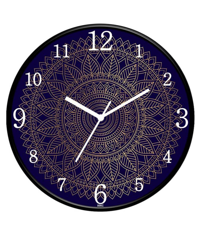     			IIK COLLECTION Circular Analog Wall Clock IIK-806C ( 25 x 25 cm )