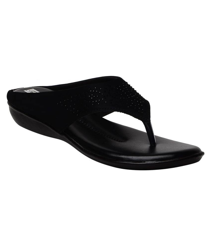     			Feel It Black Flats