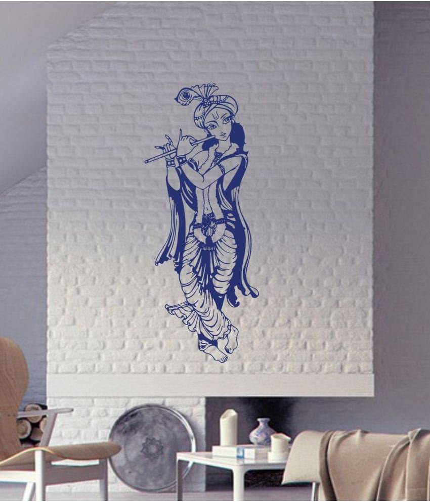 Sticker Studio Lord krishna Religious & Inspirational Sticker ( 75 x 31 cms )     			Sticker Studio Lord krishna Religious & Inspirational Sticker ( 75 x 31 cms )