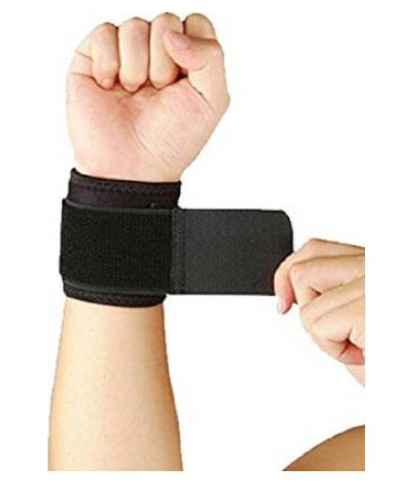 HighClaire R-Lon Cotton Towel Wrist Support Fitness Band Fitness Band  (Black, Pack of 1)     			HighClaire R-Lon Cotton Towel Wrist Support Fitness Band Fitness Band  (Black, Pack of 1)