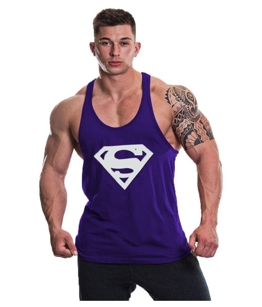 THE BLAZZE Blue Sleeveless Vests Single     			THE BLAZZE Blue Sleeveless Vests Single