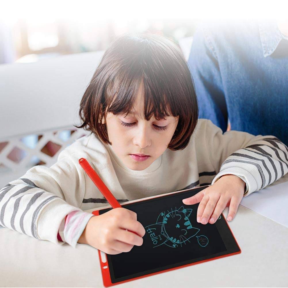     			8.5 inch LCD Writing Pad Tablet Electronic Writing pad Drawing Board (Black) LCD Writing Tab lcd writing board, lcd writing tablet, digital writing pad (RED)