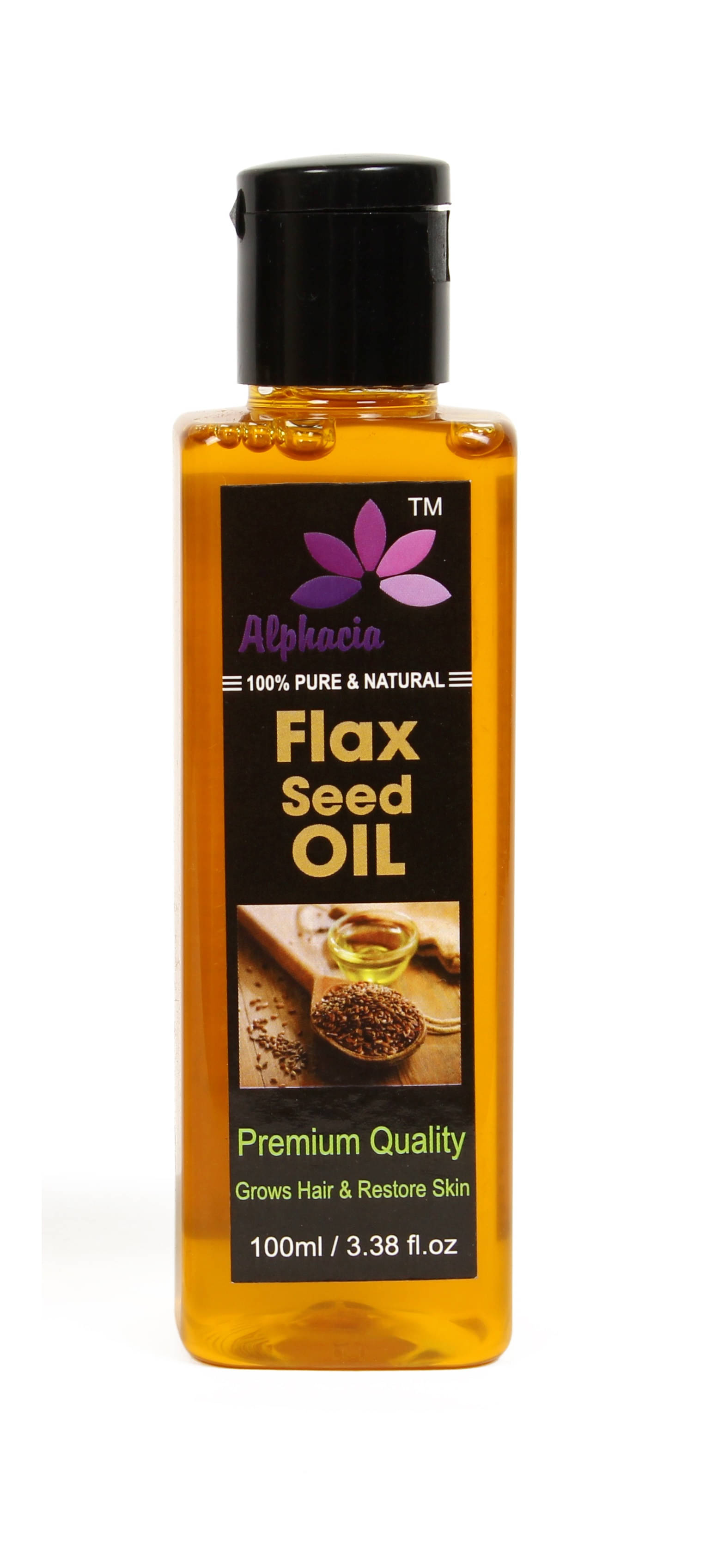     			Alphacia 100% Pure And Natural Flaxseed Oil 100 mL