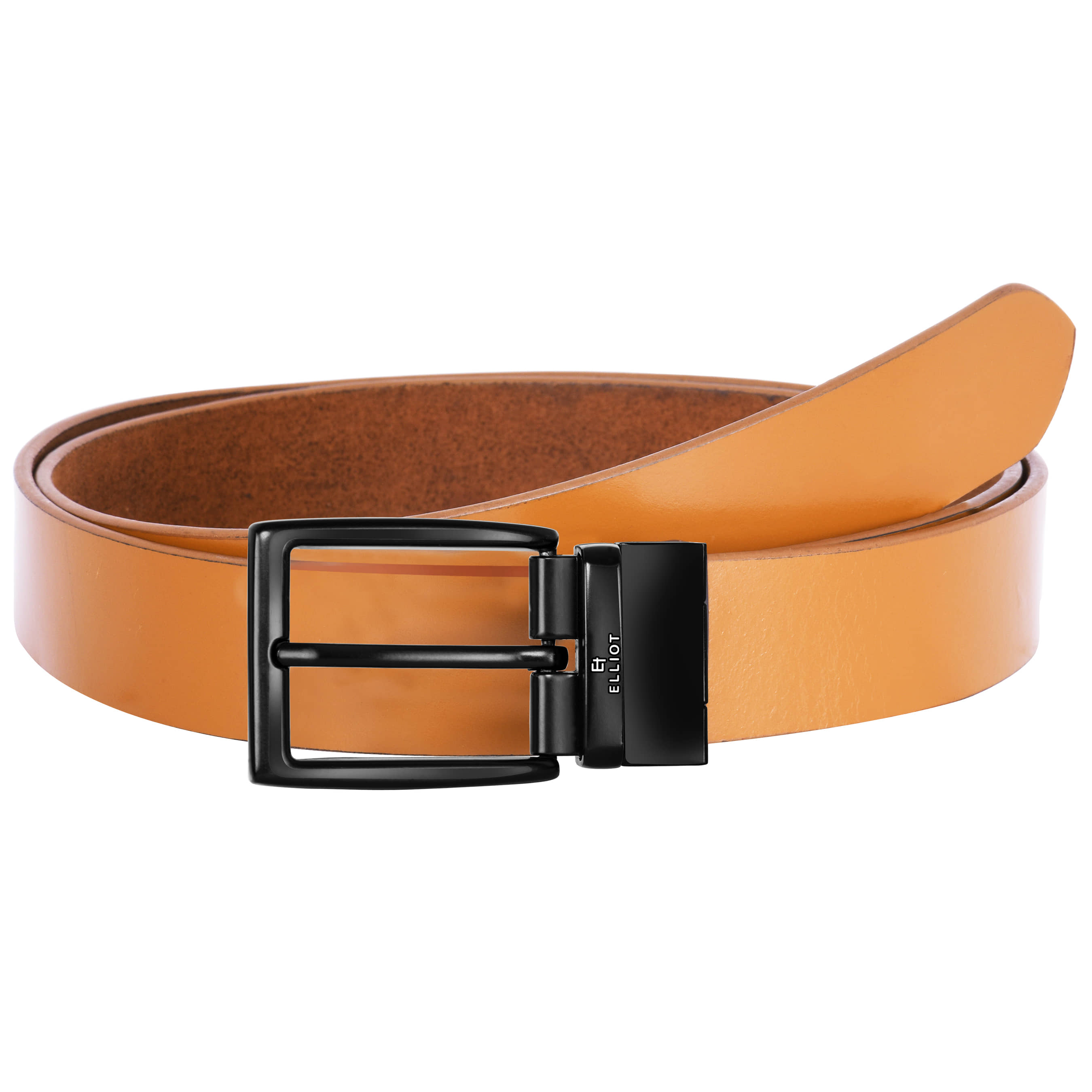 Elliot Beige Leather Formal Belt