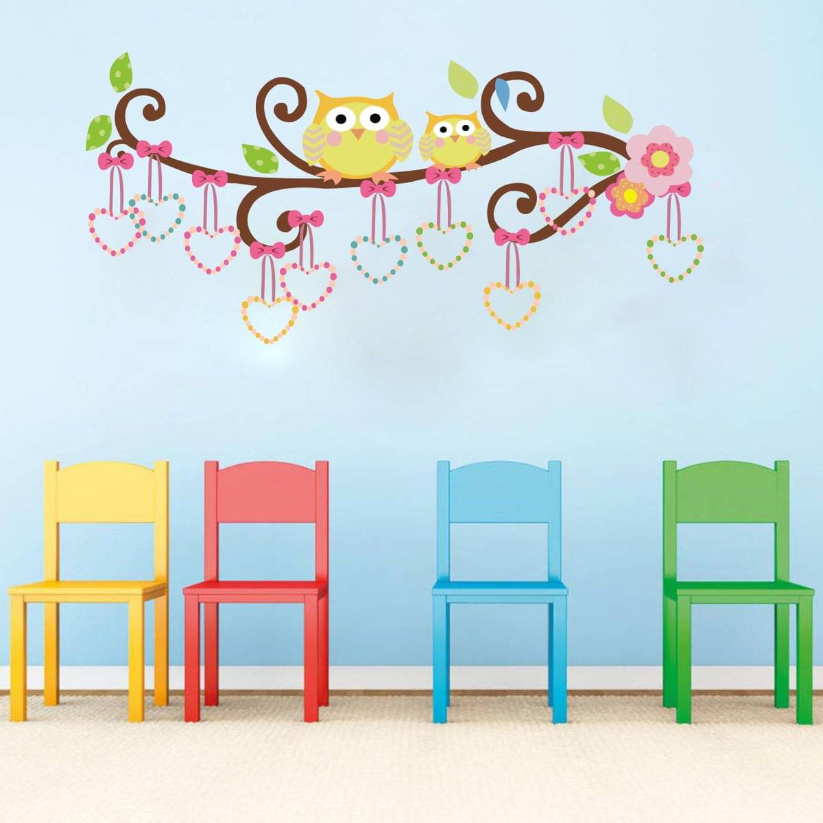 Decor Villa TREE HEART DESIGN Nature Sticker ( 55 x 58 cms ) Decor Villa TREE HEART DESIGN Nature Sticker ( 55 x 58 cms )