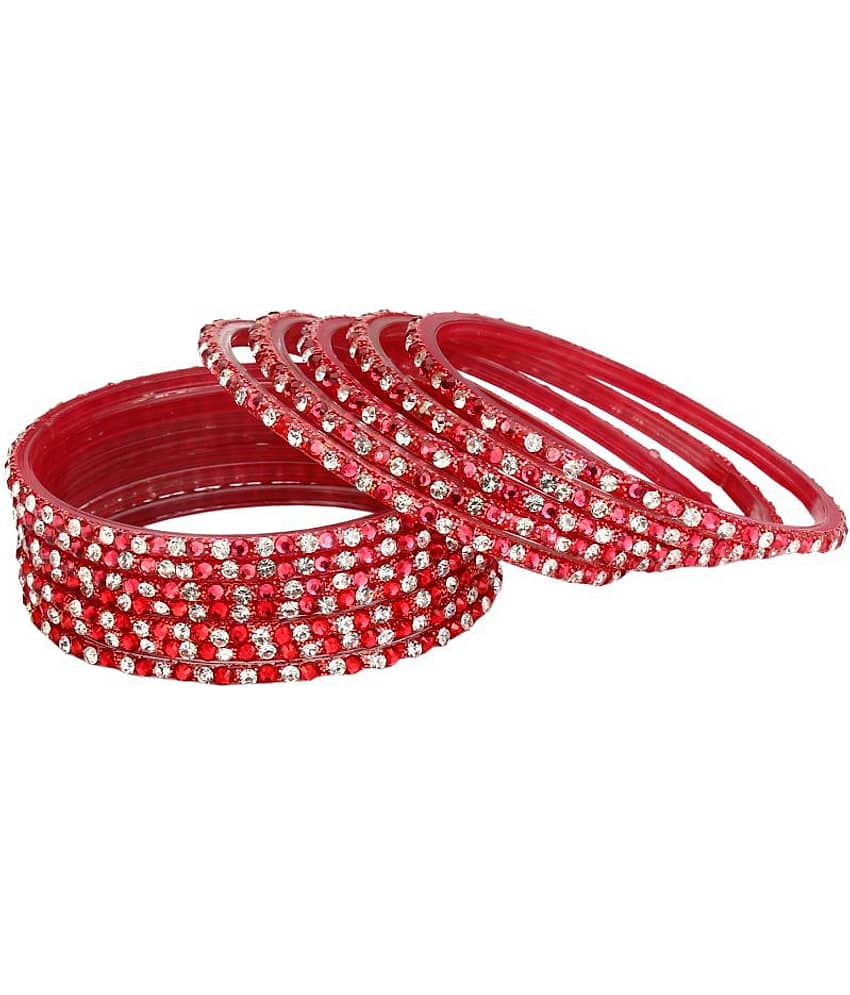AFAST - Red Bangle Set (Pack of 1) - Bangles & Bracelets | Buy online on ZillyBuy