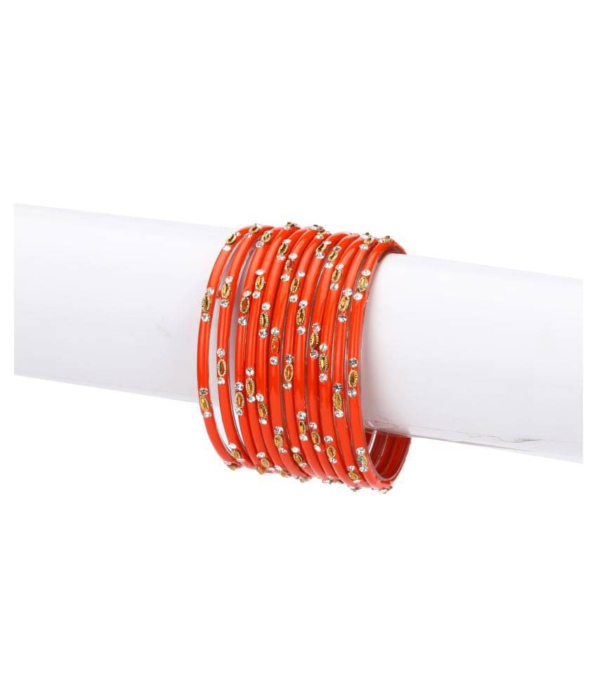 AFAST - Orange Bangle Set (Pack of 1) AFAST - Orange Bangle Set (Pack of 1)