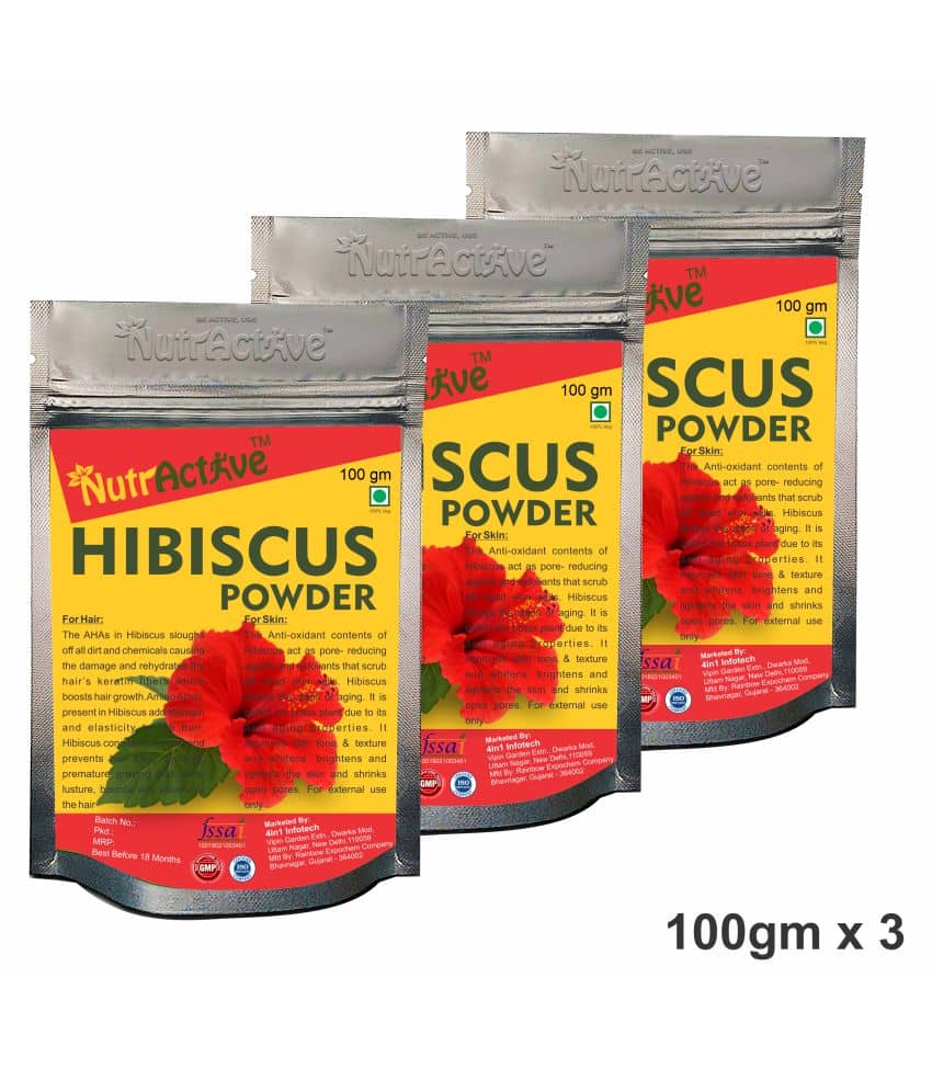 Nutractive Organic Hibiscus Powder 300 Gm