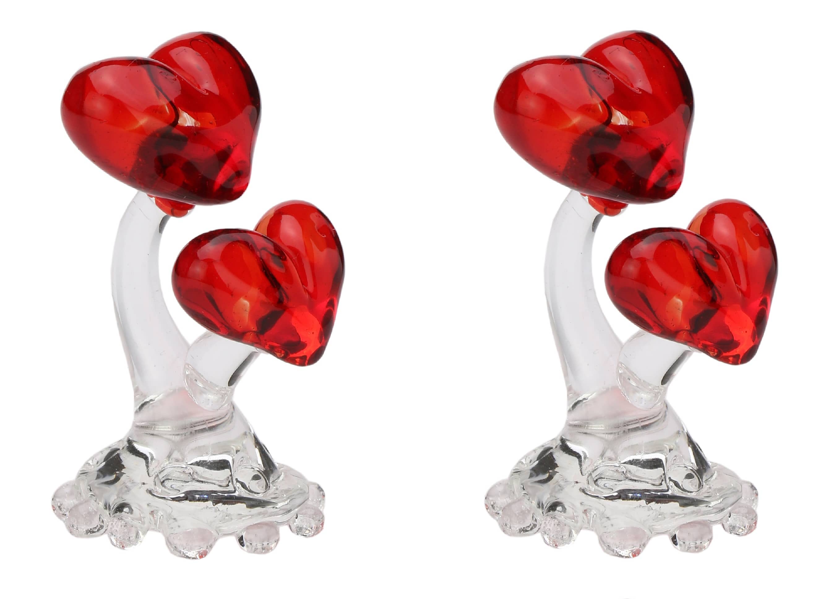 AFAST Glass Party Decor Multicolour - Pack of 2
