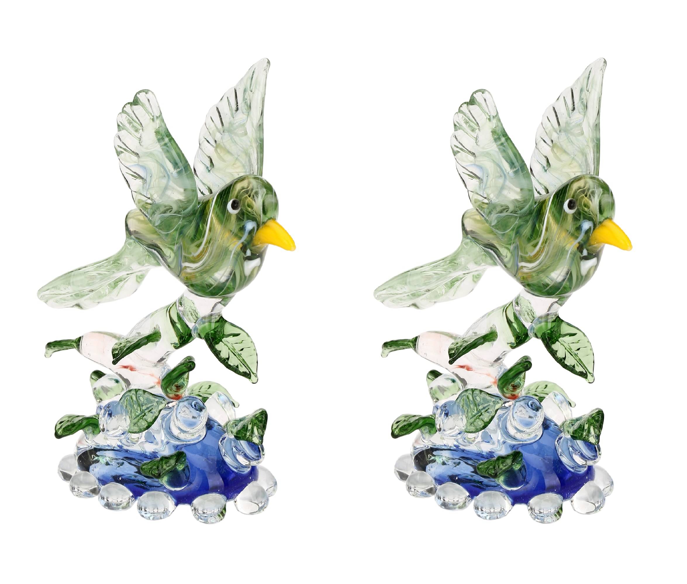 AFAST Multicolour Glass Figurines - Pack of 2 AFAST Multicolour Glass Figurines - Pack of 2