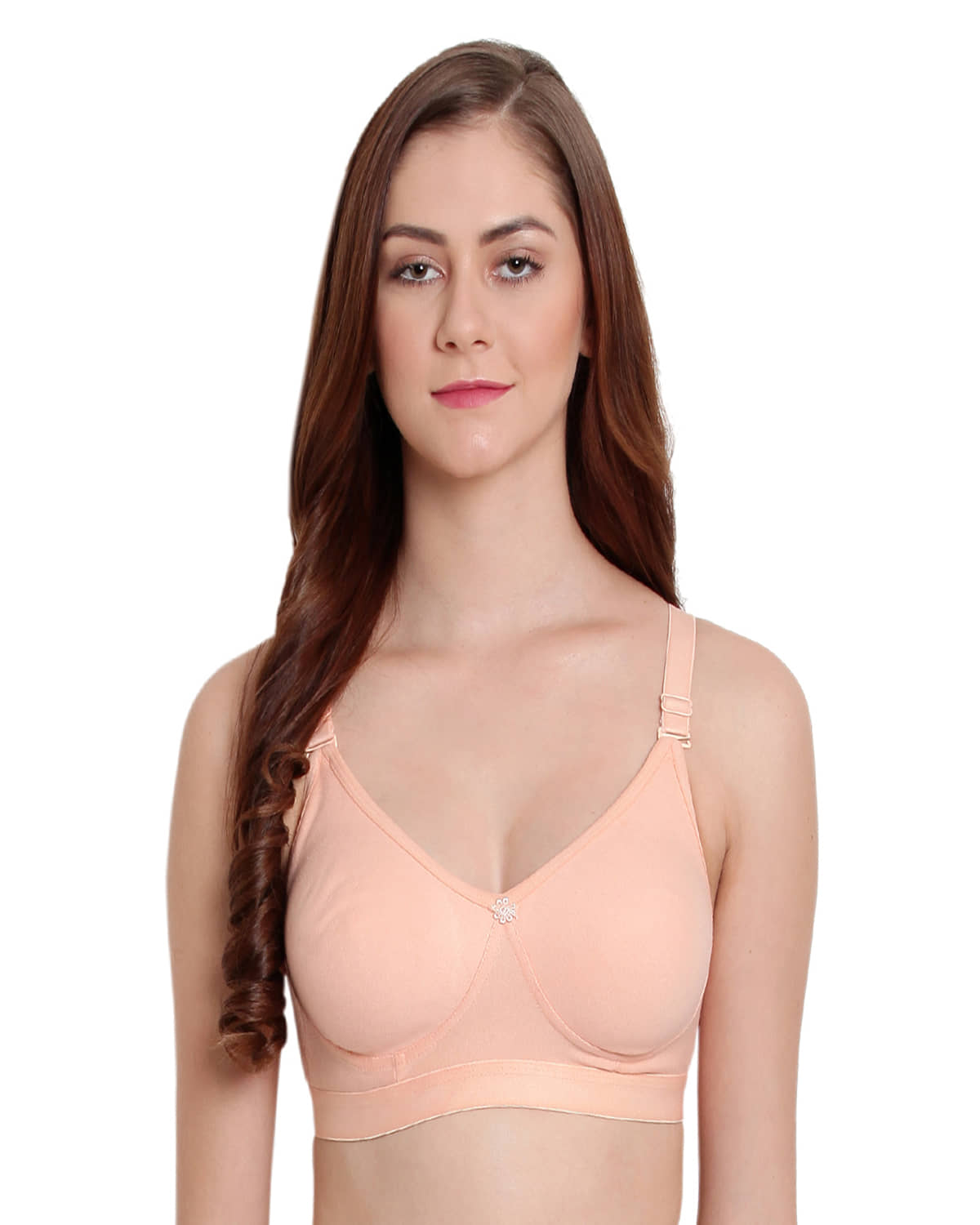 Elina Cotton T-Shirt Bra - Beige