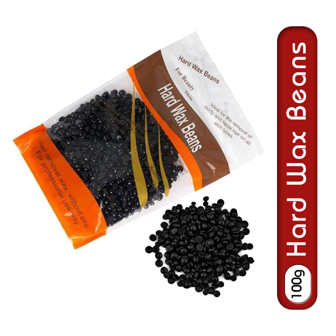     			Adbeni Hard Wax Beans For Beautiful Skin Hot Wax Black 108 g
