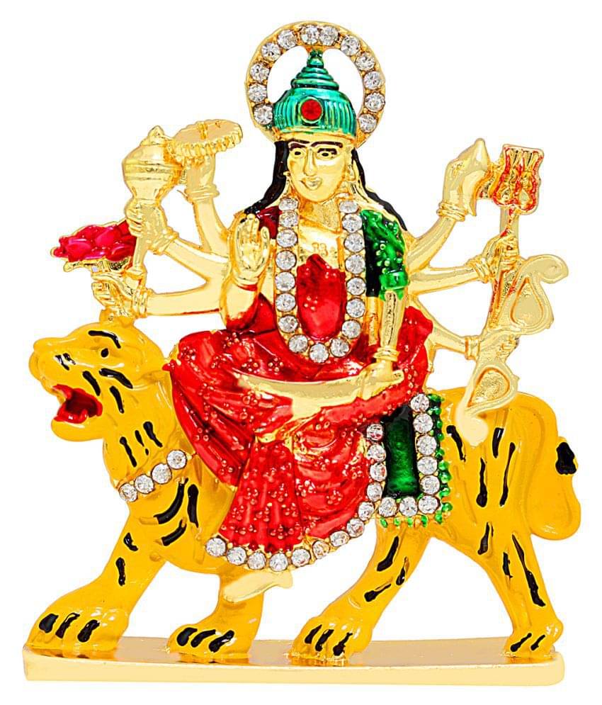     			NITIN COLLECTION Kulin Durga Nickle Idol