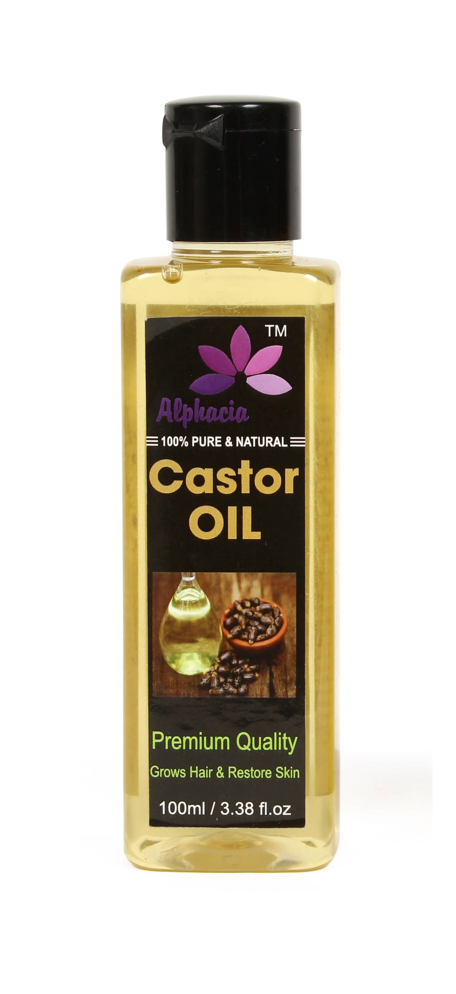     			Alphacia 100% Pure And Natural Castor Oil 100 mL