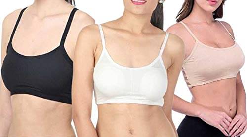 Smooth & Style Multi Color Cotton Lycra Solid Sports Bra Smooth & Style Multi Color Cotton Lycra Solid Sports Bra