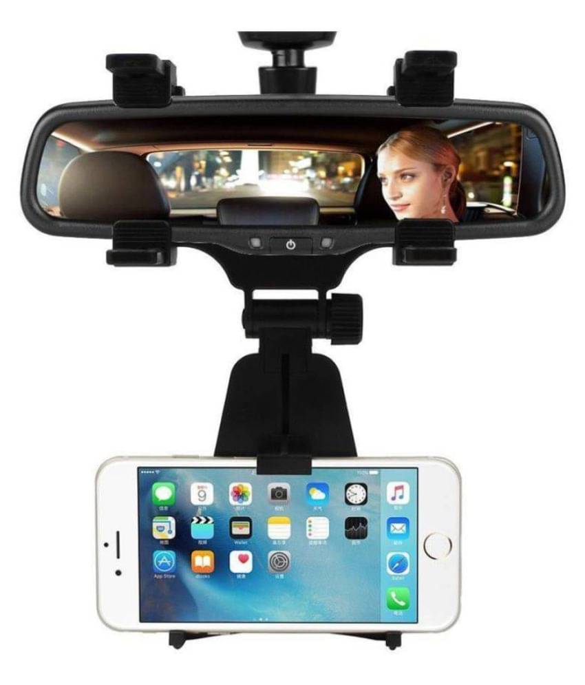     			AVYA MOBILE Car Mobile Holder Single Clamp for Dashboard & Windshield - Black