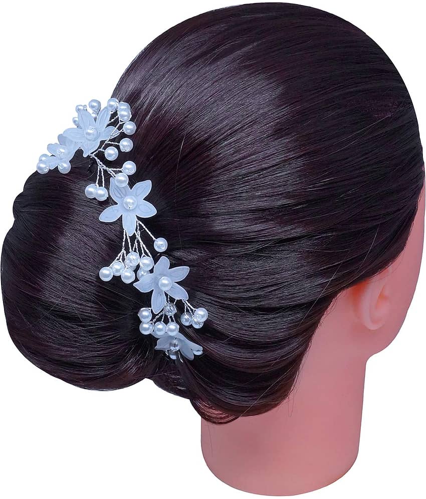 FOK White Party Hair Extension - Jewellery Sets | Buy online on ZillyBuy