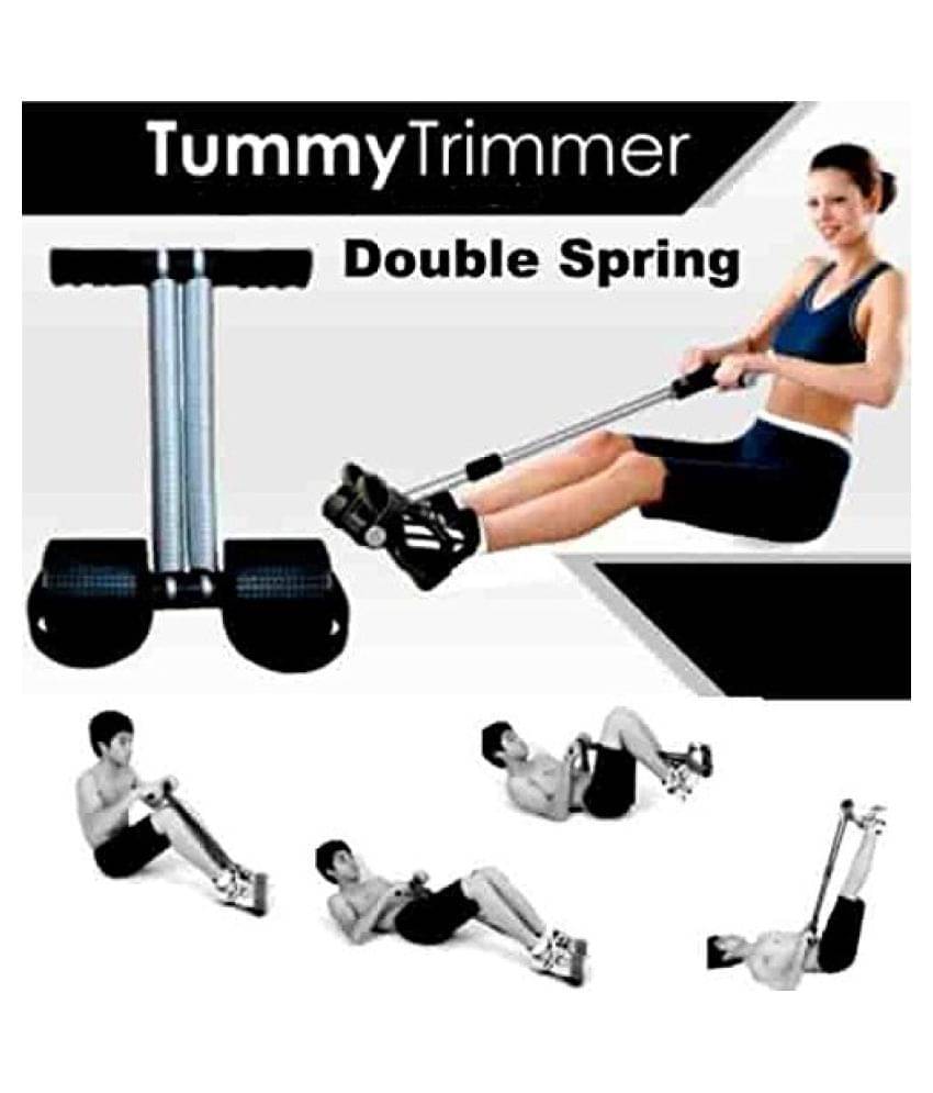 SlimishAbs Trimmer With DOUBLE Steel Spring Burn Off Calories & Tone Your Muscles Ab Exerciser (Black) SlimishAbs Trimmer With DOUBLE Steel Spring Burn Off Calories & Tone Your Muscles Ab Exerciser (Black)