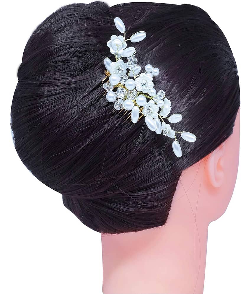 FOK White Party Hair Extension - Jewellery Sets | Buy online on ZillyBuy