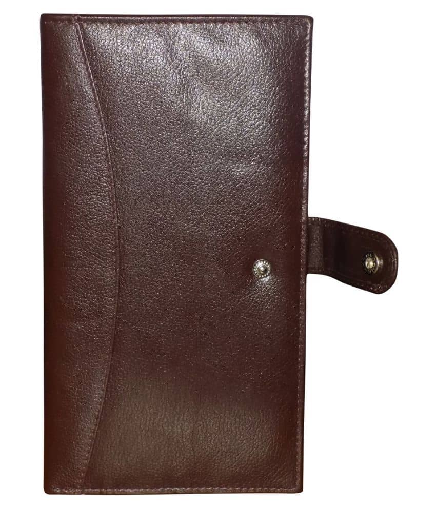 Style 98 Genuine  Leather Brown Passport Holder - Handbags | Buy online on ZillyBuy