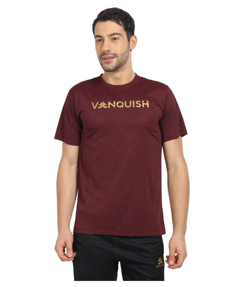 OFF LIMITS Pack of 1 Polyester Regular Fit Men's T-Shirt ( Red ) OFF LIMITS Pack of 1 Polyester Regular Fit Men's T-Shirt ( Red )