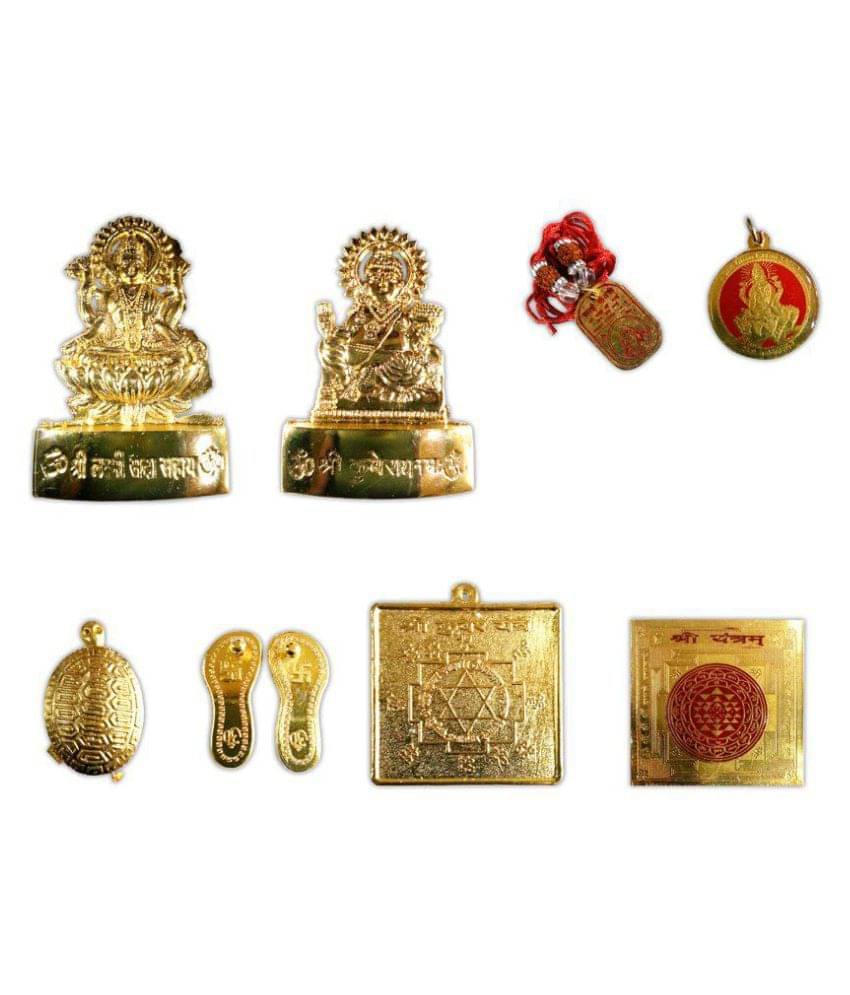     			JSK ART  Brass Lakshmi-Kuber Dhan Varsha Yantra