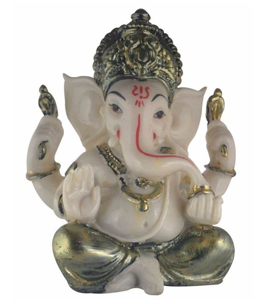     			World Ganesha Polyresin Idol