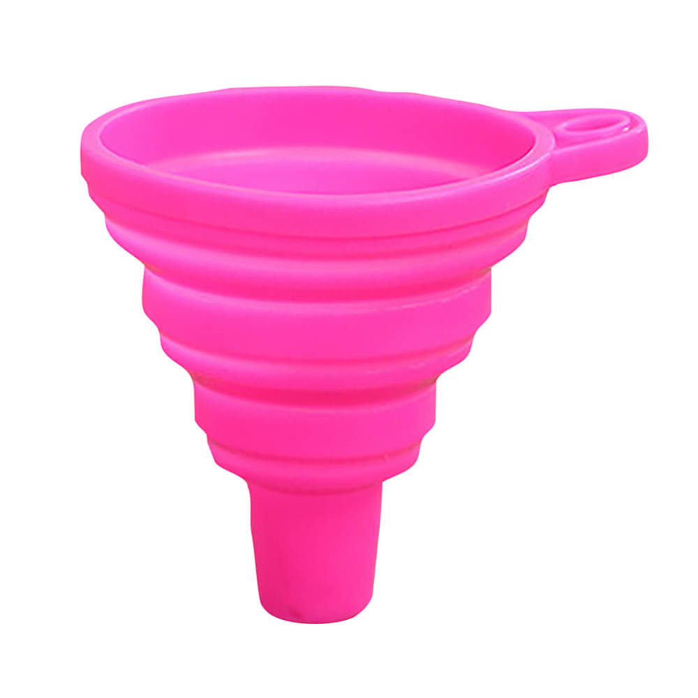     			Silicone Gel Practical Collapsible Foldable Funnel Hopper Kitchen Tool Gadget
