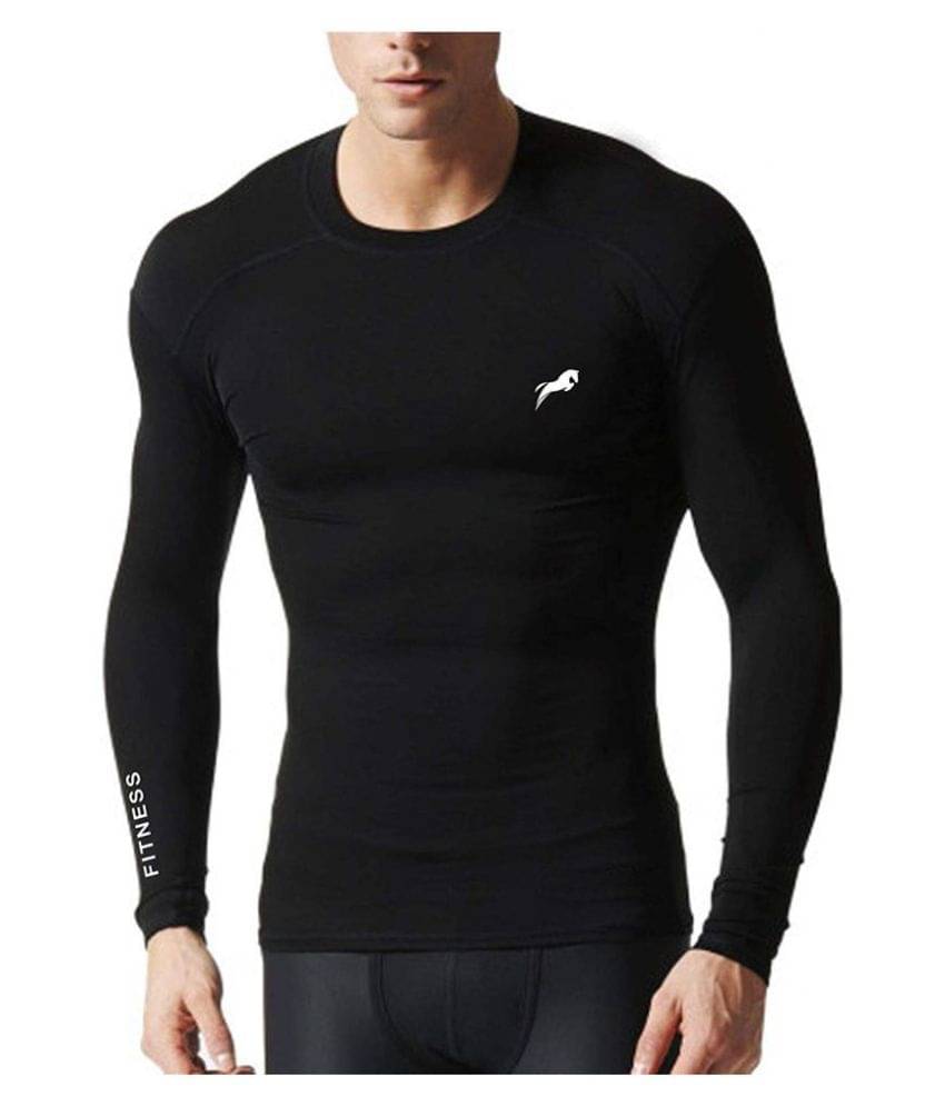 Just Rider Compression T-SHIRT 'Top Full Sleeve Plain Athletic Fit Multi Sports Cycling, Cricket, Football, Badminton Just Rider Compression T-SHIRT 'Top Full Sleeve Plain Athletic Fit Multi Sports Cycling, Cricket, Football, Badminton
