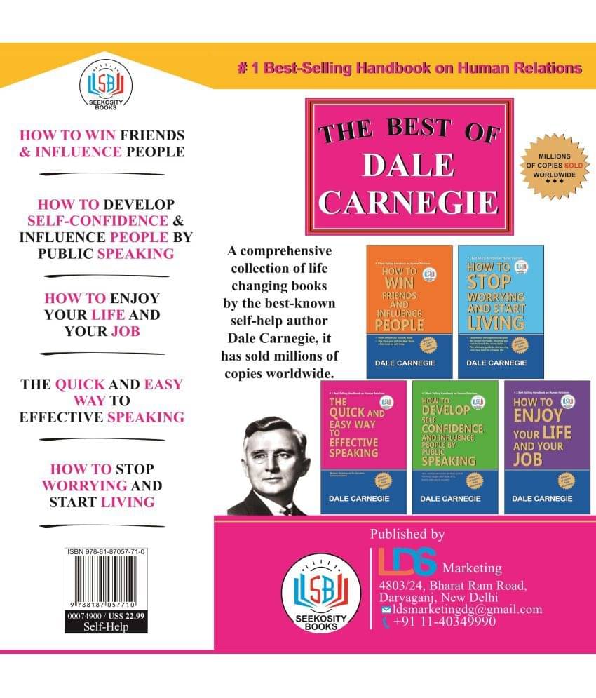 BEST OF DALE CARNEGIE (5 BOOKS BOX SET) Paperback - 2019 by DALE CARNEGIE BEST OF DALE CARNEGIE (5 BOOKS BOX SET) Paperback - 2019 by DALE CARNEGIE