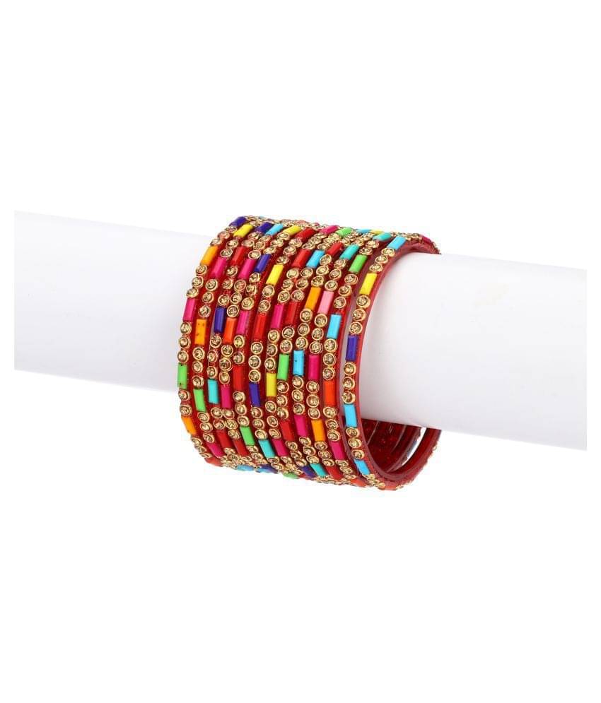     			AFAST - Multicolor Bangle Set (Pack of 1)