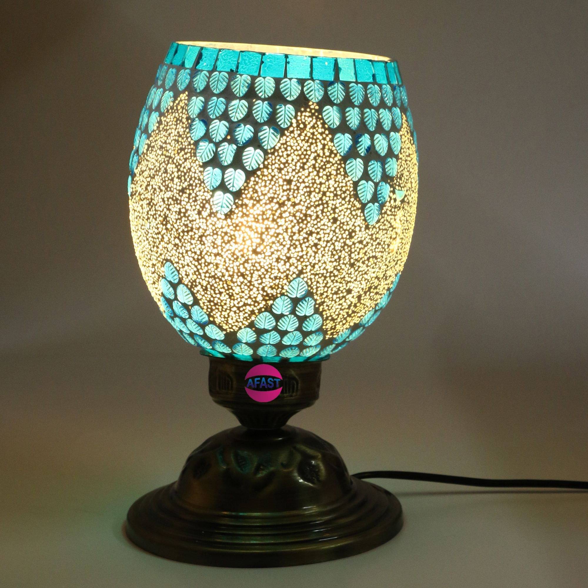    			AFAST Glass Table Lamp - Pack of 1