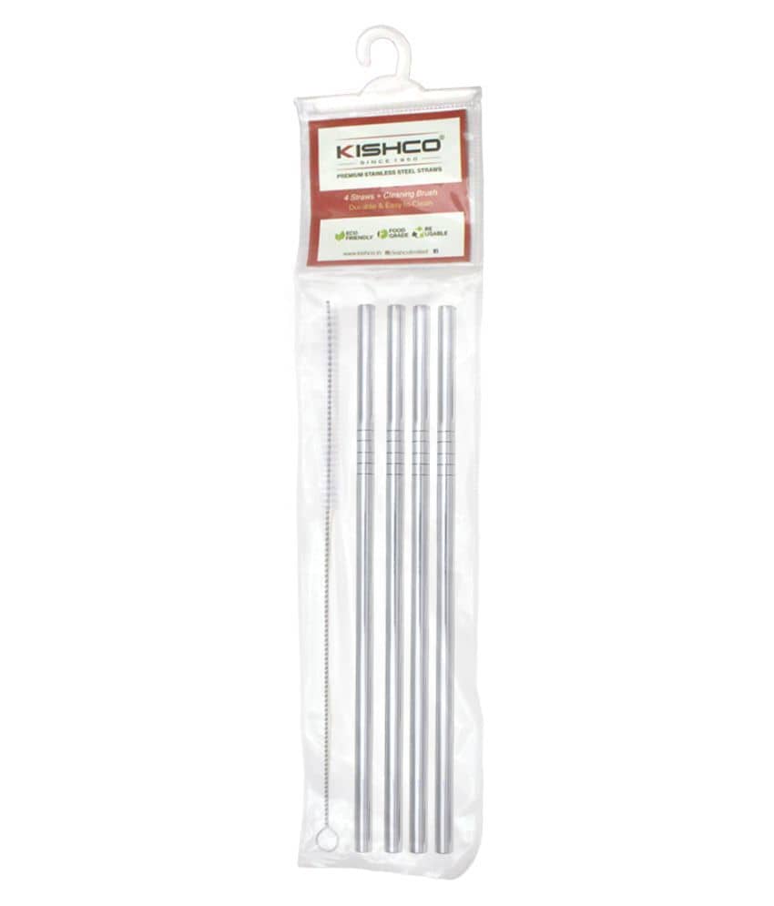 Kishco Stainless Steel Straws - Cookware | Buy online on ZillyBuy