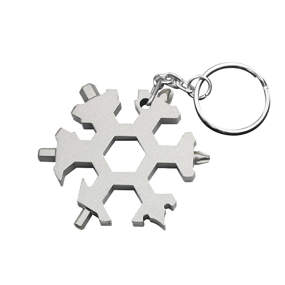     			19-in-1 Multi-tool Wrenches Combination Compact Snowflake Tool With keychain