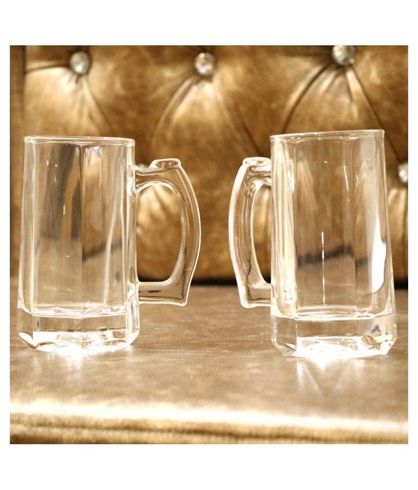     			Somil Beer Mug Glasses Set,  400 ML - (Pack Of 2)