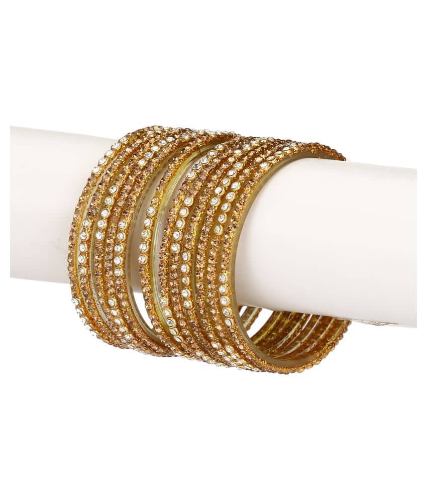 AFAST Designer Colorful Collection Purple 12 Fashion Bangle Set Ornamented With Exclusive Beads-GD1 - Bangles & Bracelets | Buy online on ZillyBuy