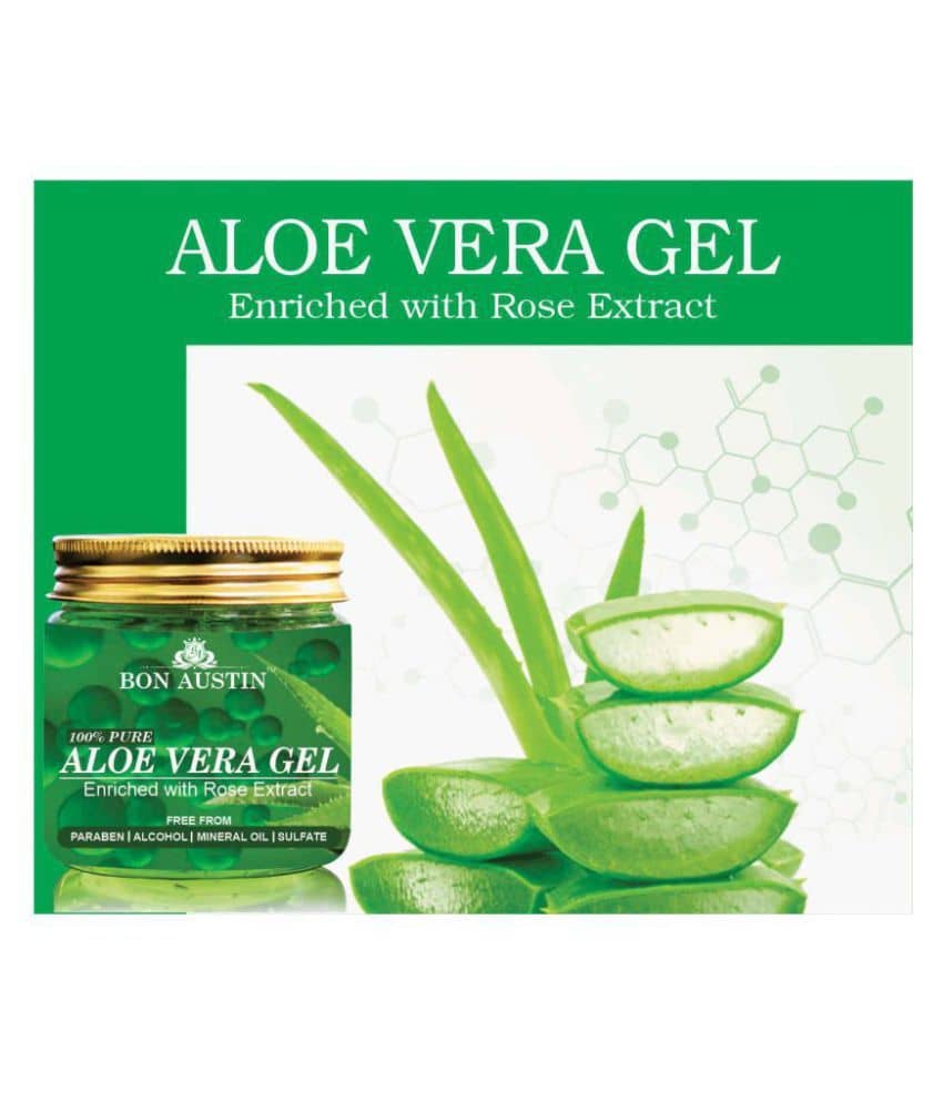 Bon Austin 100% Pure Aloe Vera Gel- Skin Moisturizer (Pack of 2)- 170 gm each