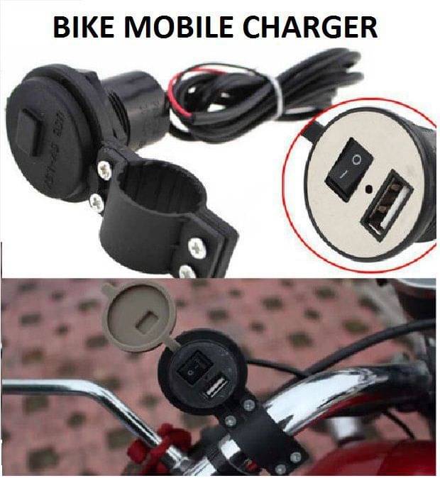 Avya Mobile Waterproof phone adapter Stand USB Battery Charger for Cycle/Bike handle With Switch/Button For Rodeo Bike Mobile Charger Avya Mobile Waterproof phone adapter Stand USB Battery Charger for Cycle/Bike handle With Switch/Button For Rodeo Bike Mobile Charger