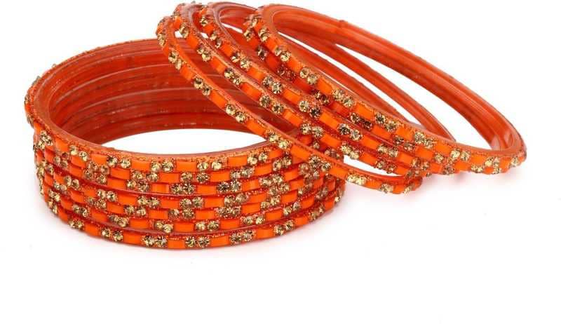 AFAST Glass Crystal Enamel Bangle Set  (Pack of 12) - Bangles & Bracelets | Buy online on ZillyBuy
